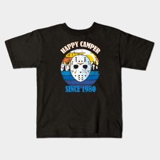 Happy Camper Since 1980 Kids T-Shirt